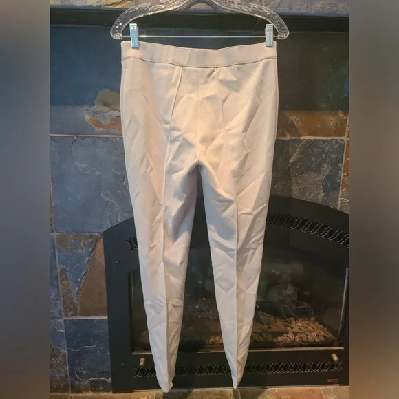 Akris Punto Beige Skinny Fit Stretchy Formal Suit/ Dress Pants Slacks Small 6
